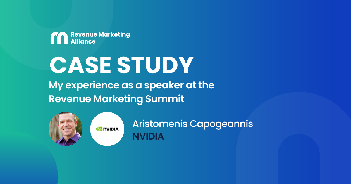 Aristomenis Capogeannis’ experience as a speaker at the Revenue Marketing Summit