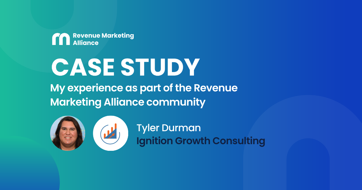 “Being in Revenue Marketing Alliance gave me the opportunity to host a meetup with other revenue marketers!”